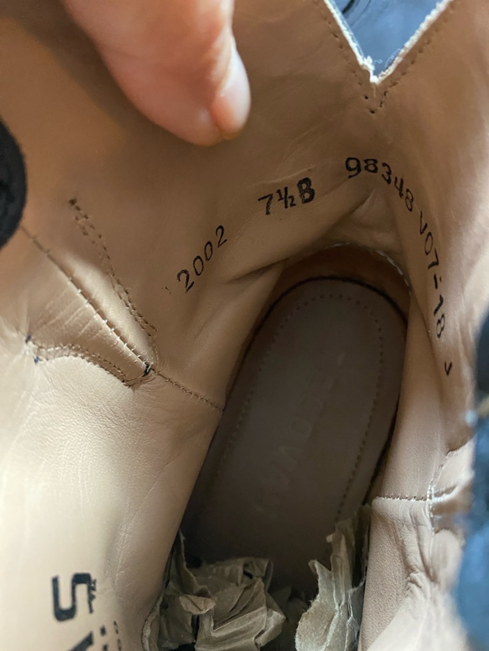 Tecovas Penny Classic Black Leather Western Ankle Boots - Women size 7.5 - Picture 9 of 9